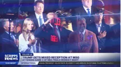 Trump booed by the crowd during the anthem prior to Game 3 of the NBA Finals