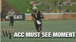 Wake Forest's Christian Beal-Smith Goes Untouched To The House | ACC Must See Moment