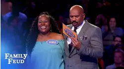 Thompsons take a TUMBLE in Fast Money! | Family Feud