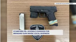 Juvenile arrested in Stamford faces weapons charges