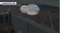 Plane and truck avoid collision in a close call at a North Carolina airport