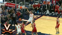 Virginia's Jay Huff Hammers A Powerful Dunk