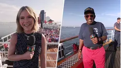 TODAY Anchors Take Over NYC Harbor Ships for Nation's 250th