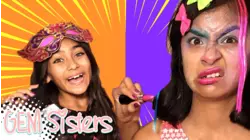 Mercedes Does Giselle's Halloween Makeup!