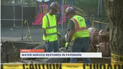Crews repair water main break that occurred in Paterson over the weekend