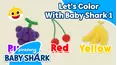 Let's Color With Baby Shark