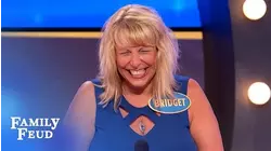WHOA! Lady MOOSE loves her man's... | Family Feud