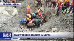 Two workers rescued alive from Nepal tunnel 9 days after floods