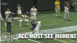 Georgia Tech's Malachi Carter Mosses UNC Defender | ACC Must See Moment