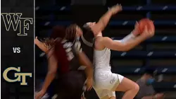 Wake Forest vs. Georgia Tech Women's Basketball Highlight (2021-22)