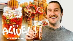 Brad Makes Hot Honey With Fermented Chilies