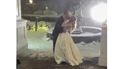 Blizzard can't stop newlyweds who tied the knot in Florham Park