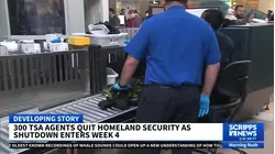Airport security lines grow as DHS shutdown enters fourth week