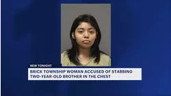 Woman accused of stabbing her 2-year-old brother in Brick Township