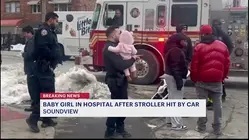 Baby girl struck by vehicle in Soundview