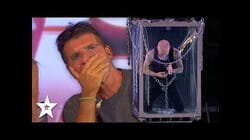 Simon Cowell Fears For Underwater Escape Artist on America's Got Talent: The Champions 2020