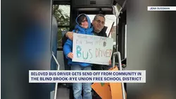 Beloved bus driver retires after 30 years in Blind Brook-Rye district