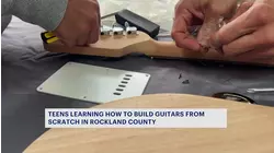Teens learn how to be true rock stars by building their own instruments at Guitar Camp