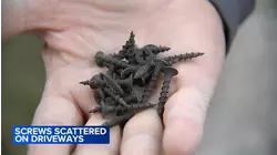 Screws scattered on driveways spark concern in Abington Twp.