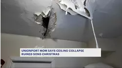 Unionport mother says ceiling collapse ruined son's Christmas