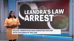 Hempstead man arrested for allegedly driving while intoxicated with children in the car