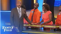 Hey PLAYA!!! Don't FUMBLE ME!!! | Family Feud