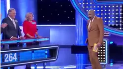 Pam finally scores. Gets standing ovation! | Family Feud