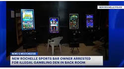 Police: Illegal gambling devices seized from New Rochelle bar; owner arrested