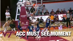 Virginia Tech's Justyn Mutts Tries To Rip Down The Rim | ACC Must See Moment