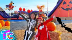 Halloween Pumpkin Patch with Jannie and Ellie!