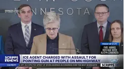 Warrant issued for ICE agent charged after allegedly pointing gun at motorists