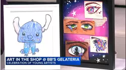 Celebrate young artists with 'Art in the Shop' at BB's Gelateria
