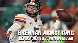 Virginia QB Brennan Armstrong Leads UVA To A Win In Miami