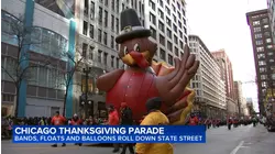 Chicago Thanksgiving Parade marches through the Loop