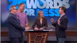 Greg Proops and Matt Iseman vs. Peri Gipin and Amber Stevens West