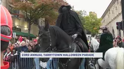 Headless Horseman leads Halloween parade as 15,000 revelers pack Tarrytown