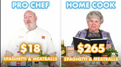 $265 vs $18 Spaghetti & Meatballs