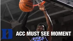 Duke's Paolo Banchero Finds Mark Williams For The Slam | ACC Must See Moment