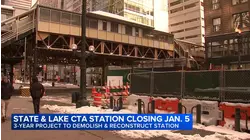 Elevated CTA station at State, Lake to close for 3 years in January