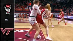 NC State vs Virginia Tech Women's Basketball Highlights (2021-22)