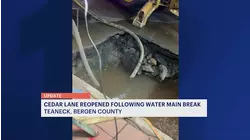 Teaneck water main break repaired after Cedar Lane shutdown