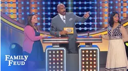 Steve is fit to be tied!!! | Family Feud