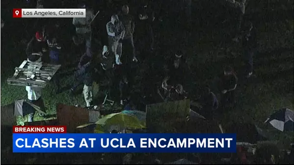 Clashes At UCLA Encampment; Police Clear Out Columbia University ...