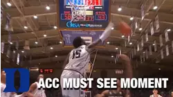 Duke's Mark Williams Volleyball Spikes The Blocked Shot | ACC Must See Moment
