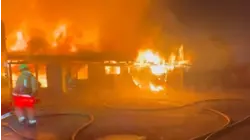 Vacant home burns in massive fire in Parlier, officials say