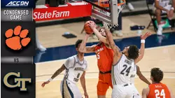 Clemson vs. Georgia Tech Condensed Game | 2020-21 ACC Men's Basketball