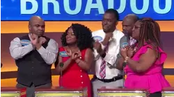 Drag queen vs. male cheerleader! This face-off is FIERCE! | Family Feud
