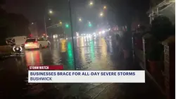 NYC under travel advisory, flood watch as heavy rain batters neighborhoods, businesses