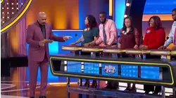 Steve Harvey says, "You better not do this if we're dating!" | Family Feud