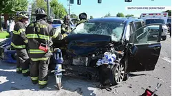 Three-car crash leaves one seriously injured in Smithtown